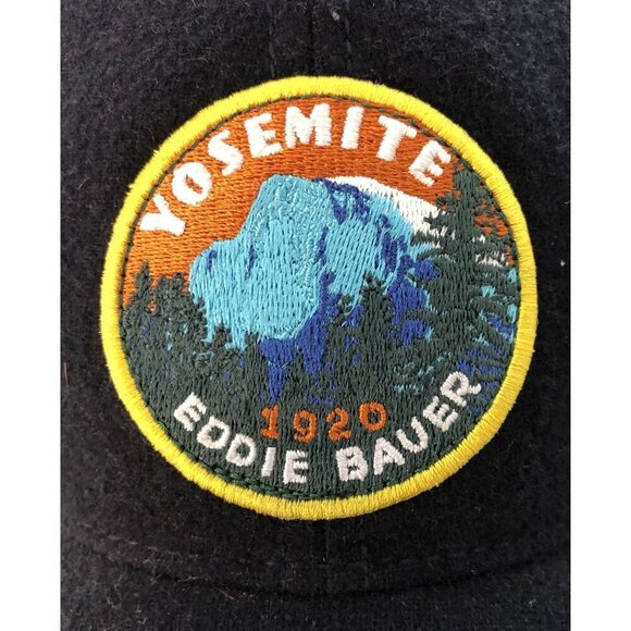 Eddie Bauer Yosemite 1920 Wool Baseball Cap Unisex OS Adjustable Strap Granola - Picture 2 of 9